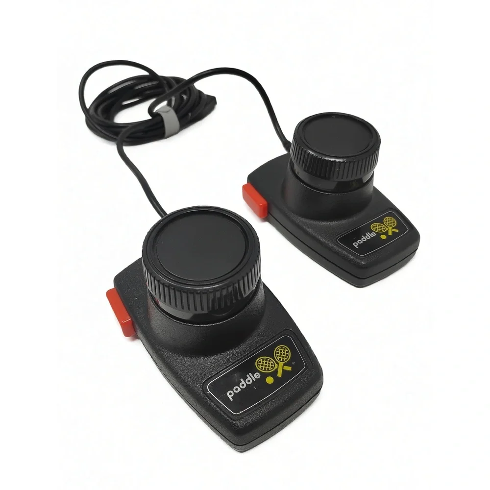 Atari 2600 Paddle Controllers CX30-01 Dual Set 9-Pin Arcade Gaming Accessory